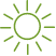 Green Sunshine Icon